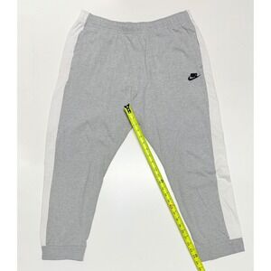 Nike Sportswear Women XXL Gray White Stripe Joggers Cotton Sweatpants XXL Jordan